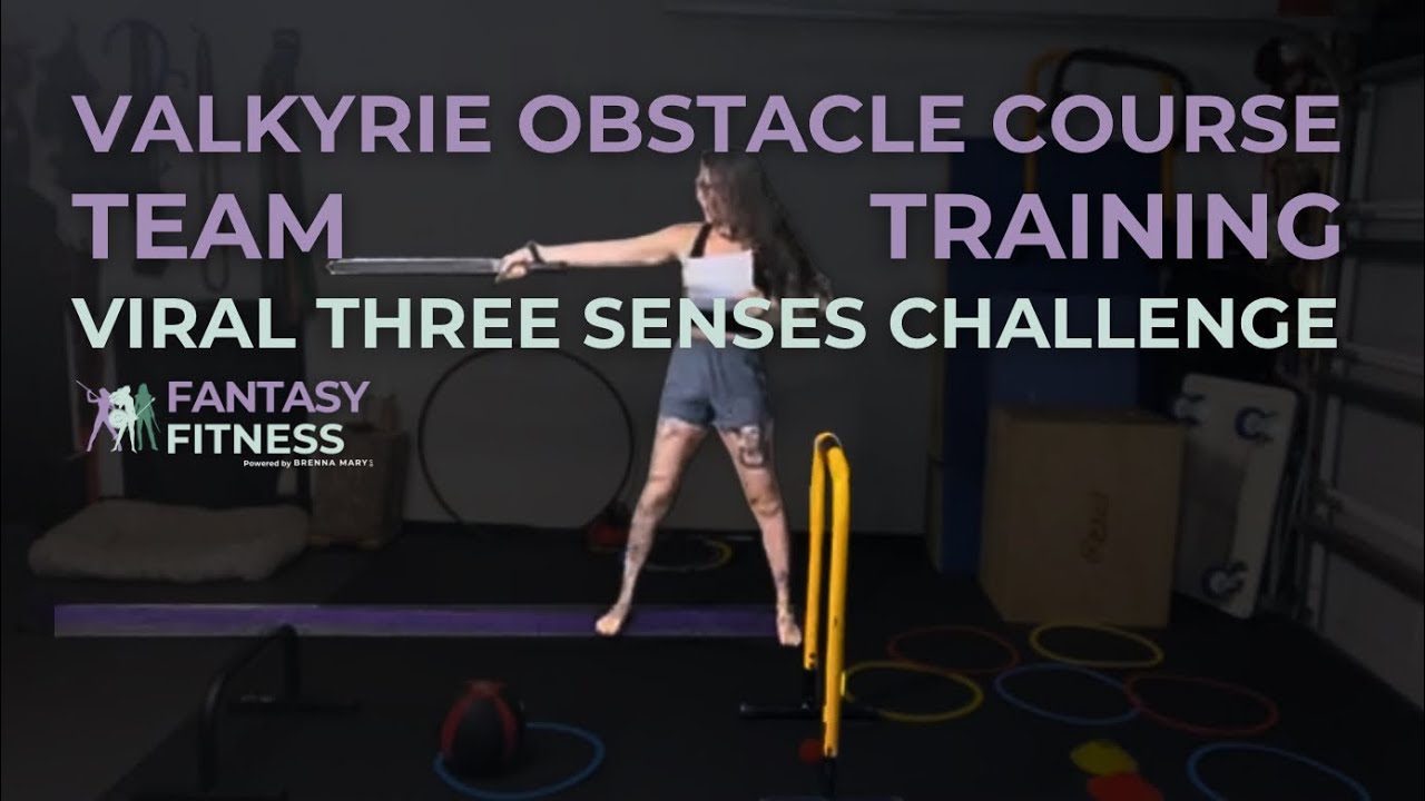 Viral 3 Senses Challenge ⚔️ Valkyrie Obstacle Course Team Training