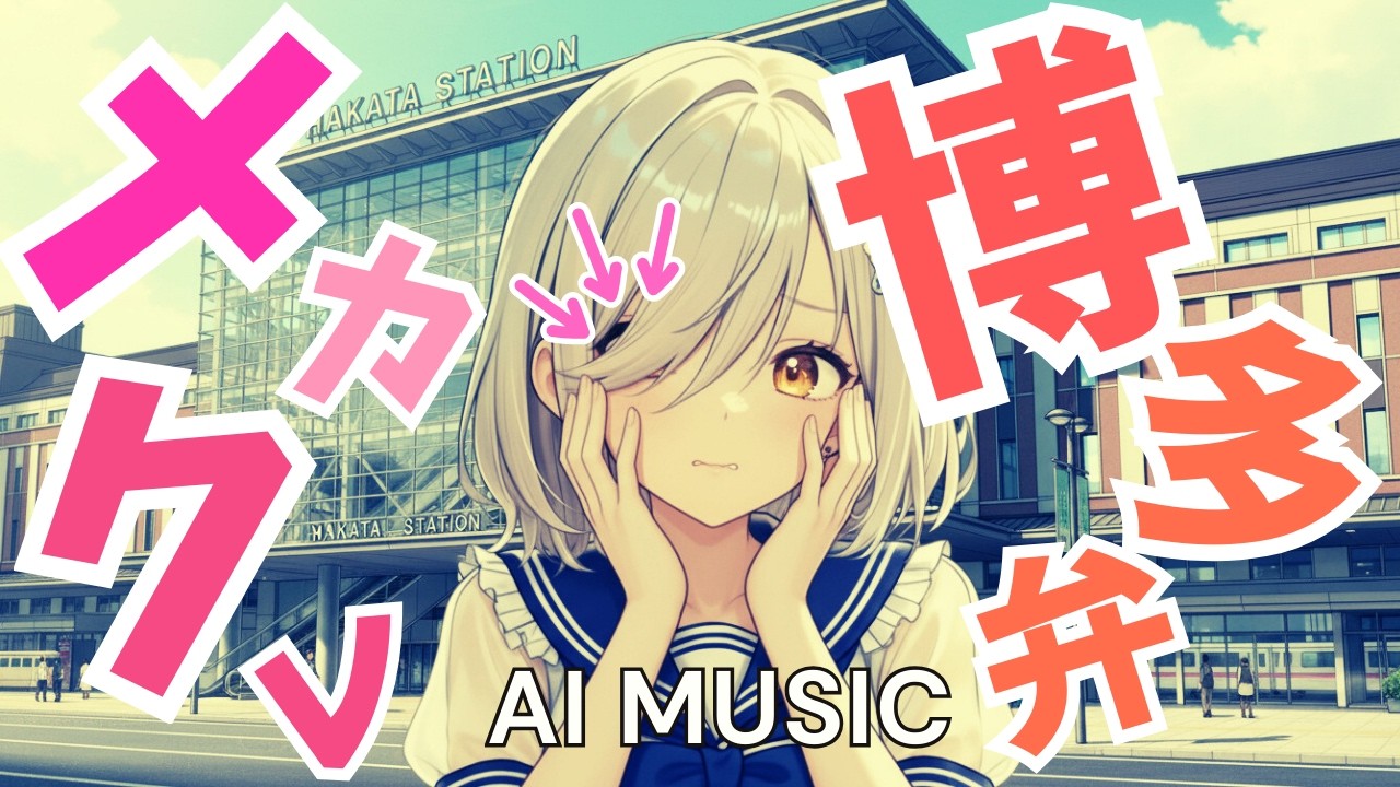 【AI Music Video】MunakataGirls - メカクレカーテン