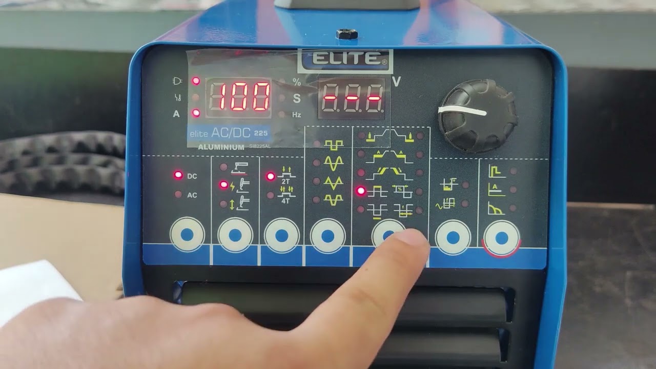ELITE TIG AC DC 225 Ref-SI8225AL Programación. Welder05
