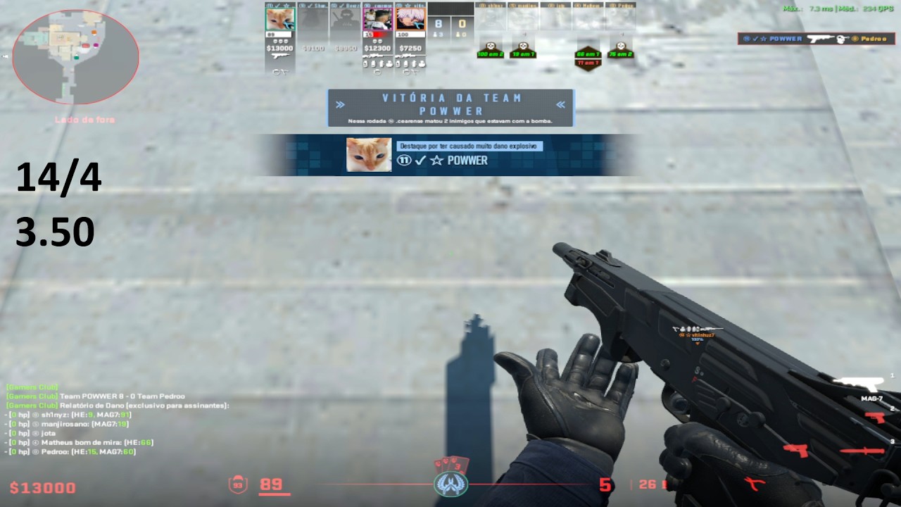 Jogando Só De Mag-7 Na Nuke (14/4 3.50-GC)