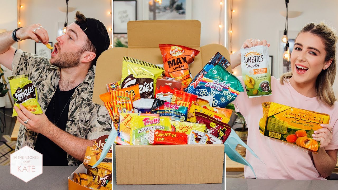 *Epic* British People Trying Arabic Candy from a Subscriber part 2 - In The Kitchen With Kate