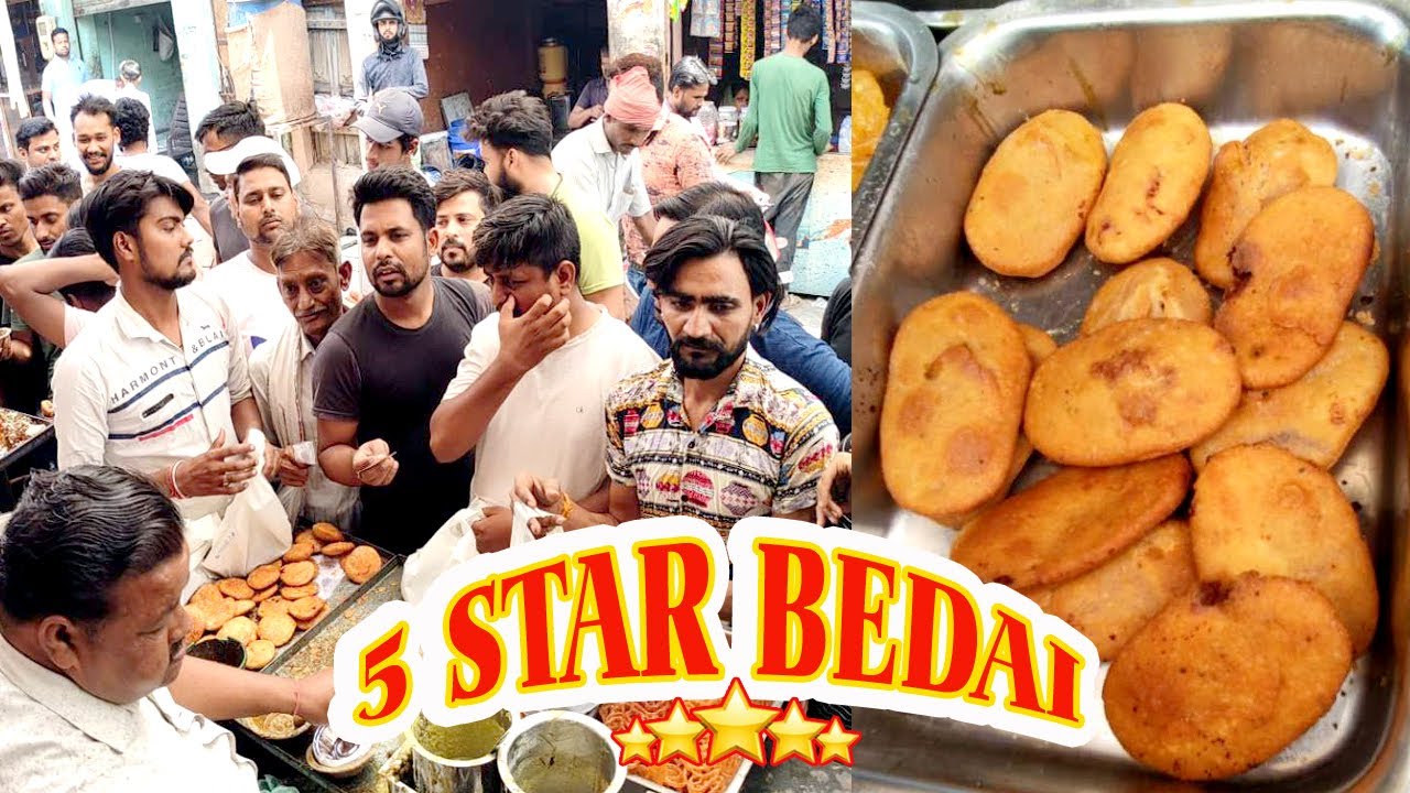 Most Famous 5 STAR Bedai of Babu Misthan Bhandar Agra 😱😱 || ऐसी bedai आपने कहीं नहीं खाई होगी ||