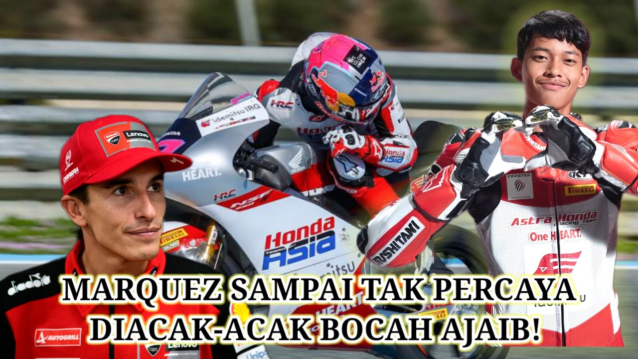 MARQUEZ SAMPAI MELONGO! Veda Ega Pratama Acak-acak Barisan Depan di Tes Pertama! 
