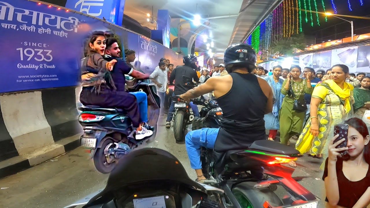 BodyBuilder with Superbike at Lalbagh Ganpati😍❤️