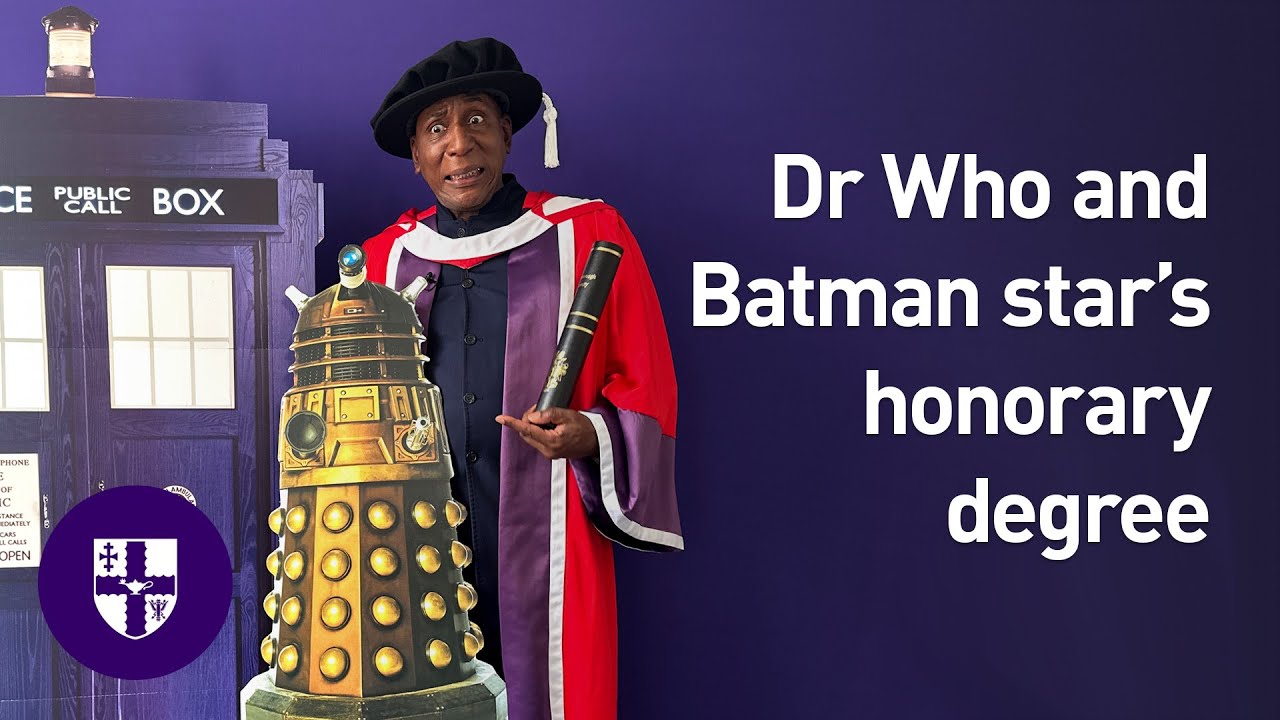 Doctor Who and Batman actor Colin McFarlane awarded honorary degree