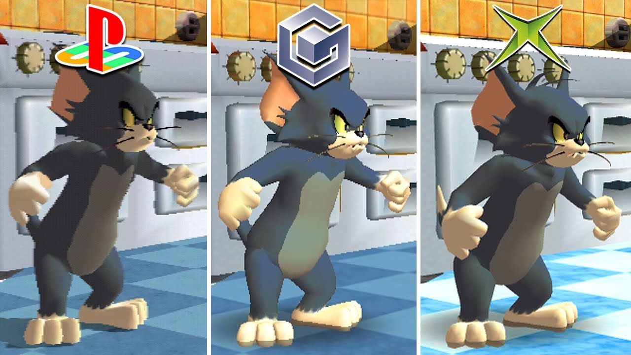 Tom and Jerry in War of the Whiskers (2002) | PS2 vs Xbox vs GameCube | Graphics Comparison