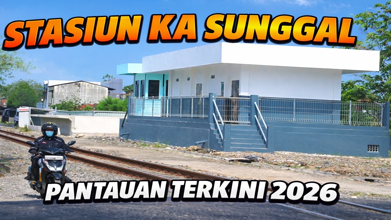 Beginilah Kondisi Terbaru Stasiun KA Sunggal Medan | Pantauan Langsung!