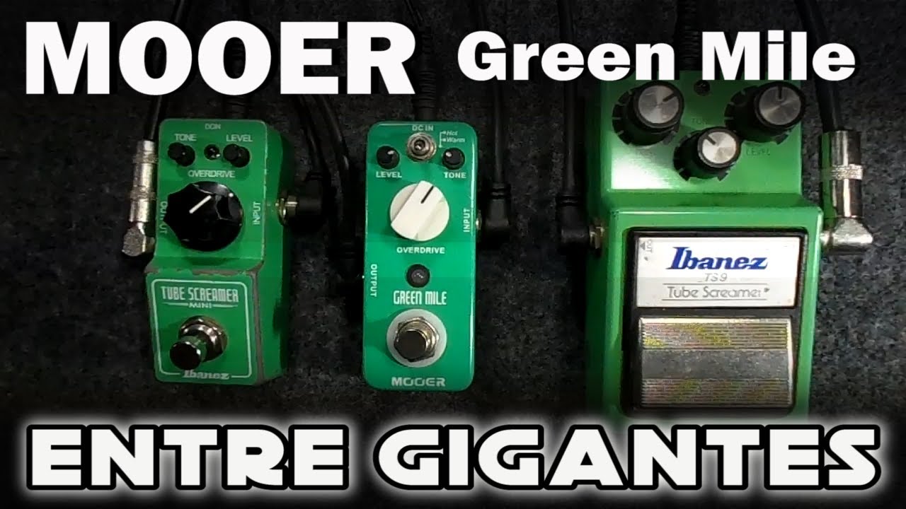 Comparativo Mooer Green Mile Entre TS9 E TS Mini