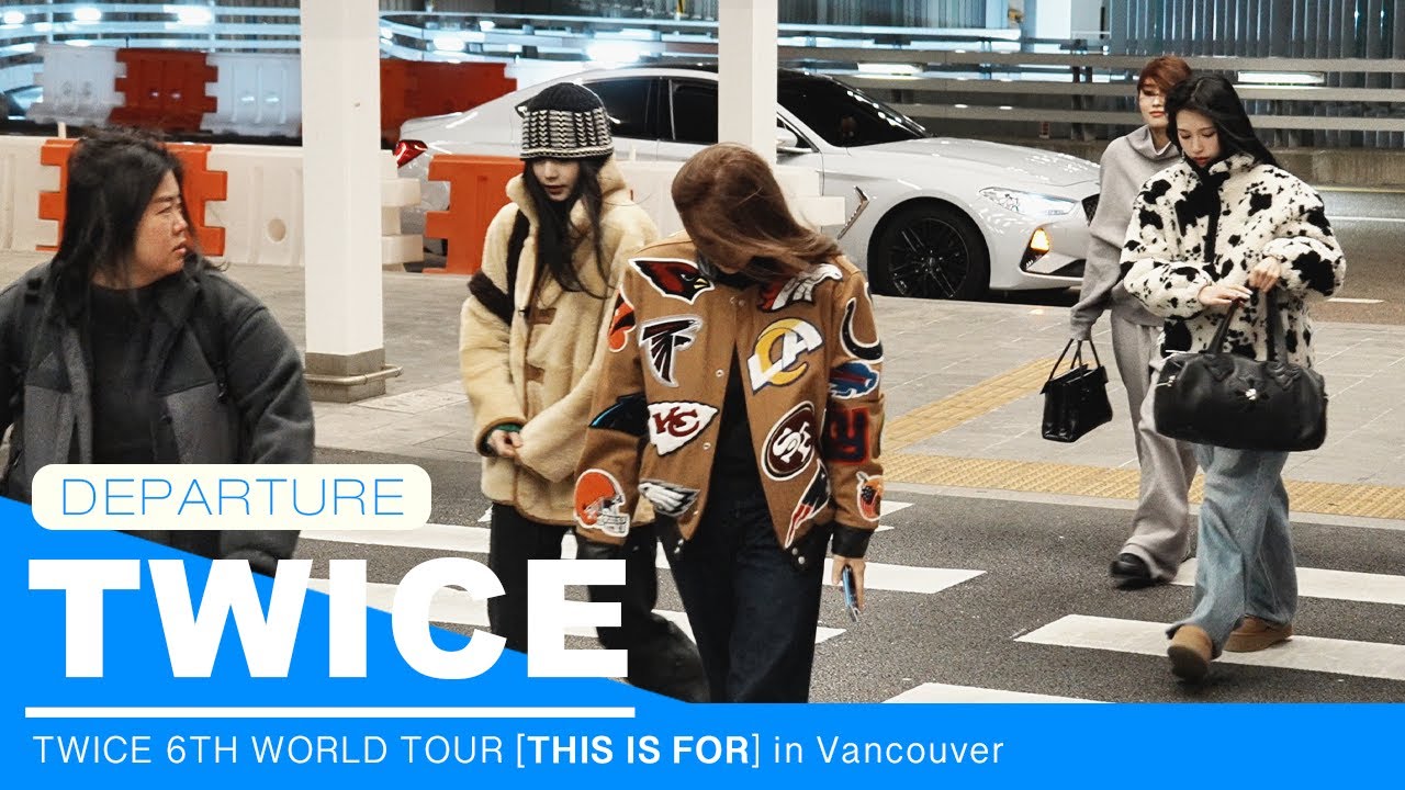 260107 TWICE(트와이스) 돌아온 손챙 / 북미 투어 시작 departure for Vancouver 4K