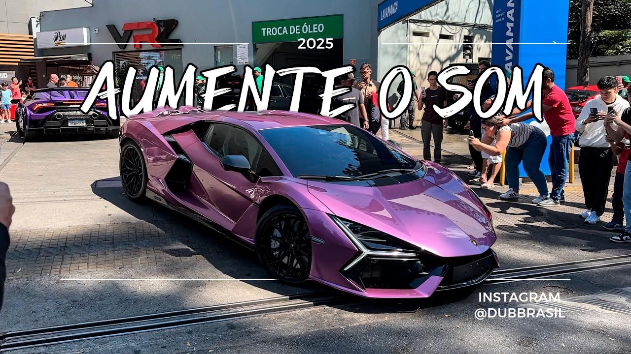 ASSIM QUE DIRIGE UMA LAMBORGHINI ÚNICA NO BRASIL *aumente o som*