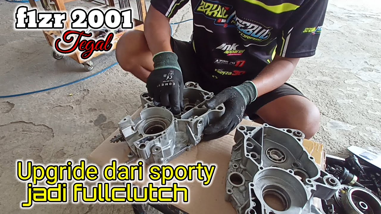 upgride mesin f1zr sporty jadi fullclutch #f1zrindonesia #restorasi #original #tegal