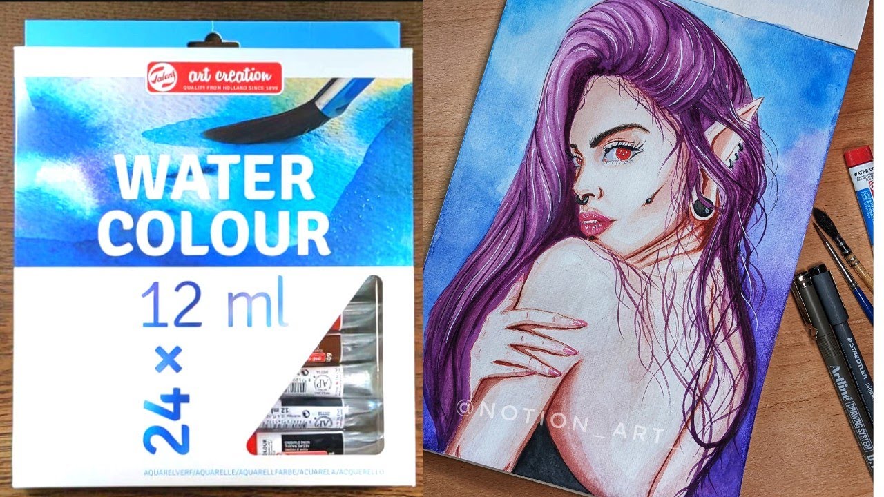 ROYAL TALENS ART CREATION WATERCOLOR TUBES - FIRST IMPRESSION!