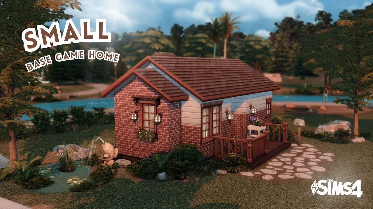 Small Base Game Home | The Sims 4 Build | Stop Motion | No CC