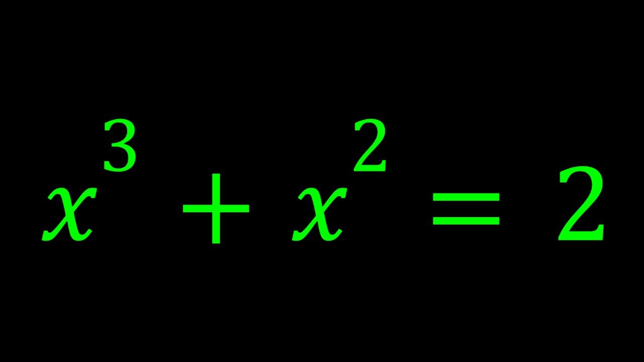 A Nice Polynomial Equation | Cubic Formula