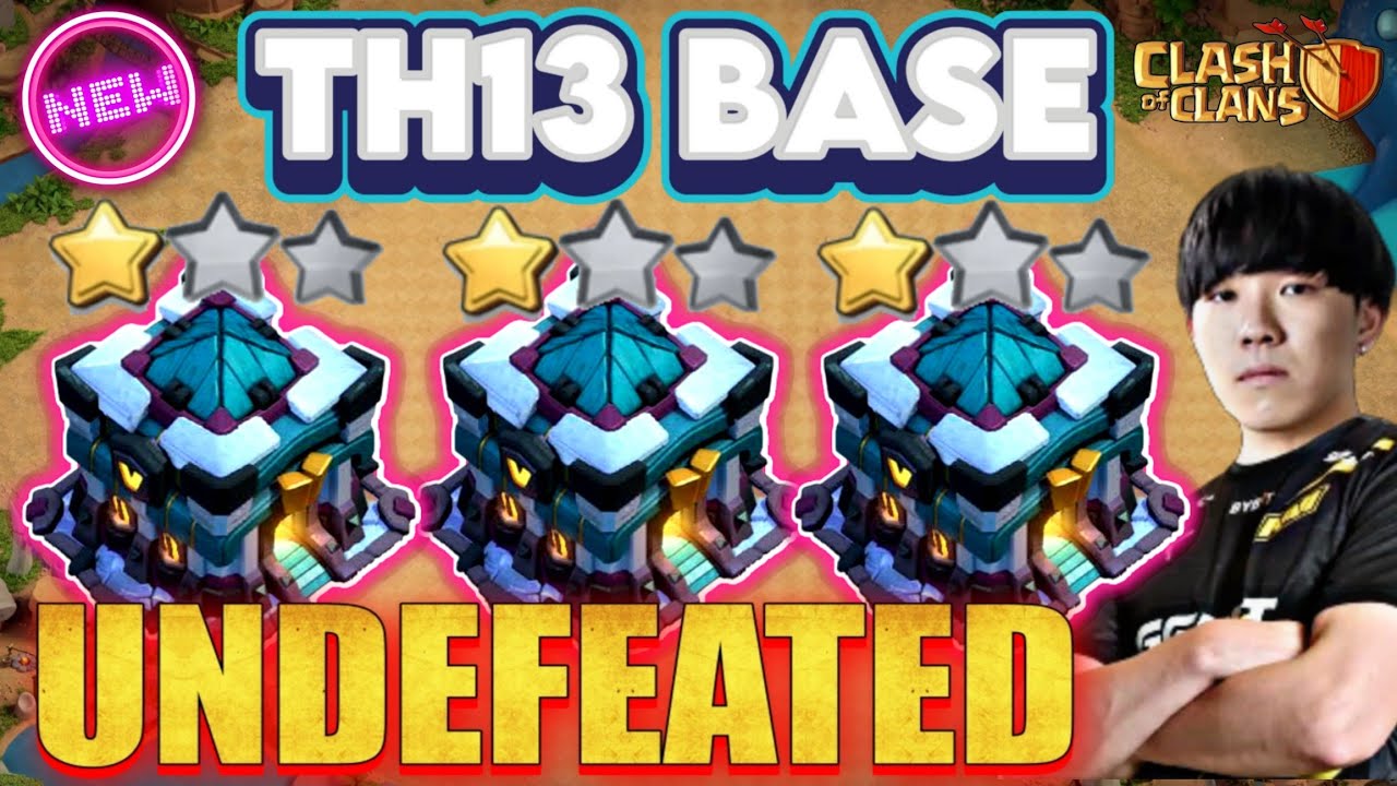 BEST TH13 WAR BASE + RANK BATTLE BASE WITH COPY LINKS ||BEST TH13 FARM AND CWL BASE ANTI- EVERYTHING