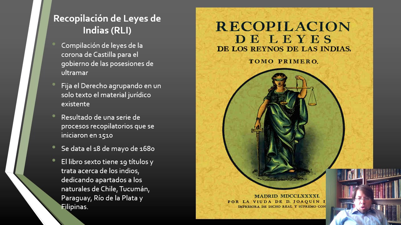 Elementos y Fuentes del Derecho Indiano