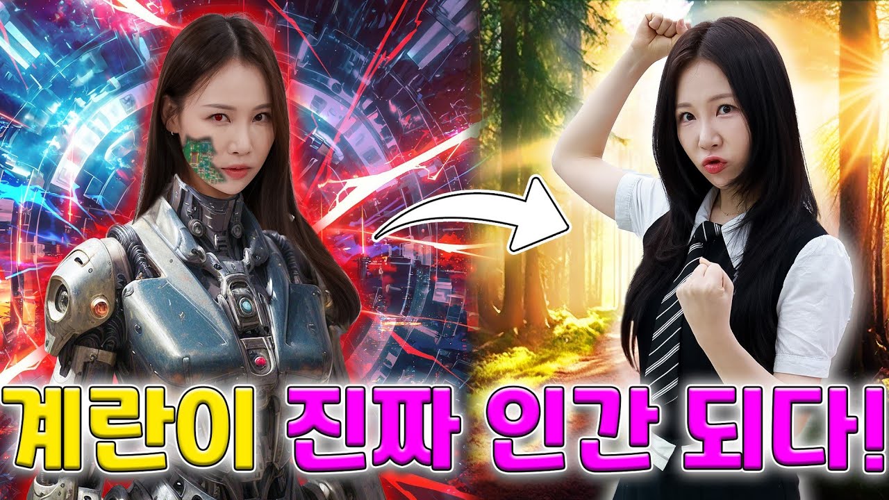 Ai가 인간이 되면 생기는 일ㅋㅋㅋ(ft.계란이 흑화 하다)