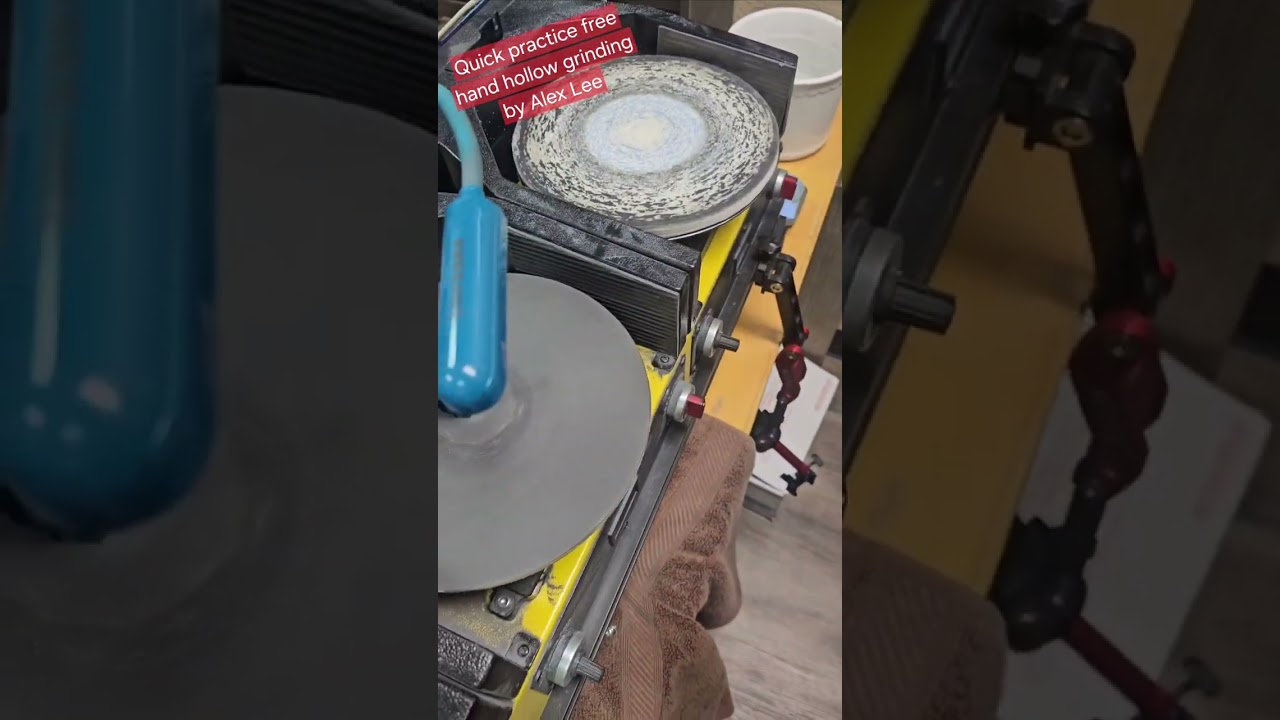 Quick hollow grinding practice by Alex Lee