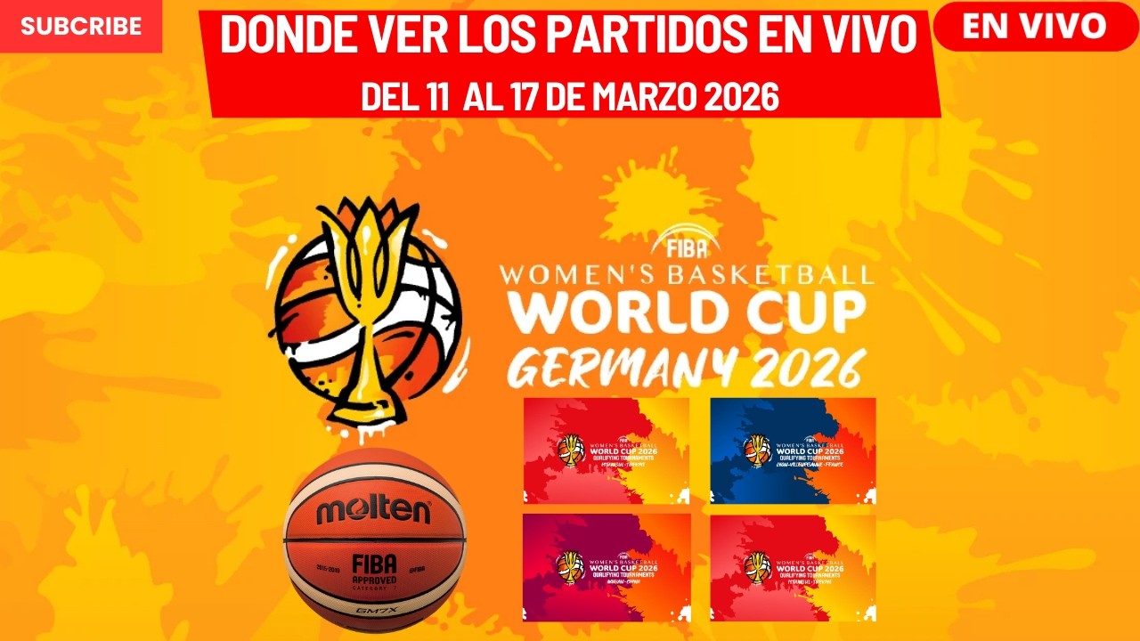 📺Transmisiones Oficiales Para Ver EN VIVO El Clasificatorio de Basketball Femenino 2026🏀