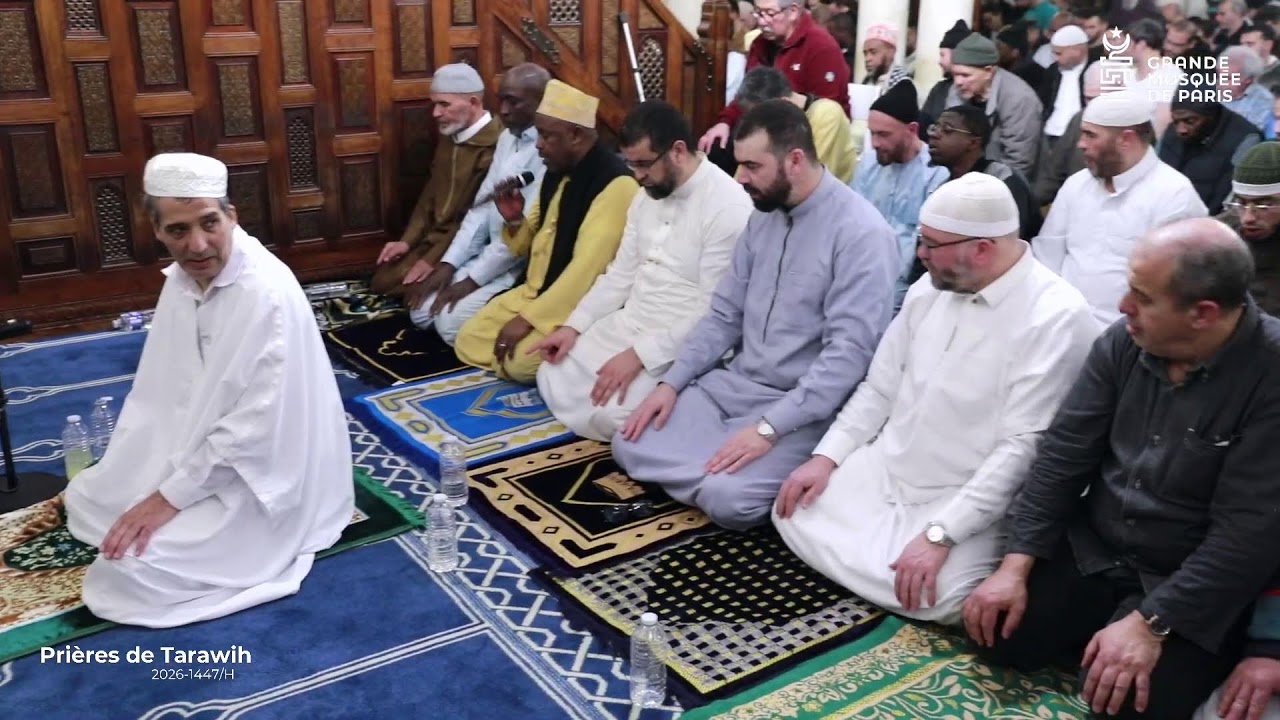 𝐄𝐍 𝐃𝐈𝐑𝐄𝐂𝐓 | Prières de Tarawih à la Grande Mosquée de Paris - 23 février 2026.