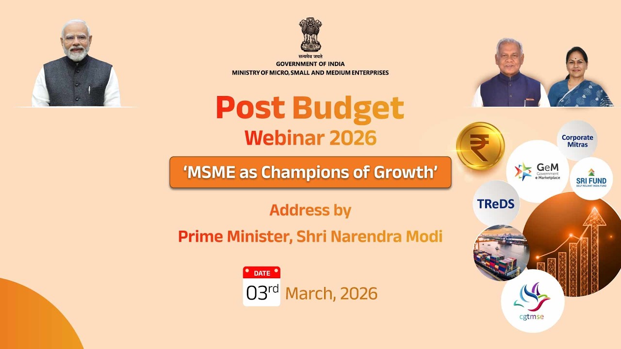 Post budget Webinar 2026 “MSME as Champions of Growth”