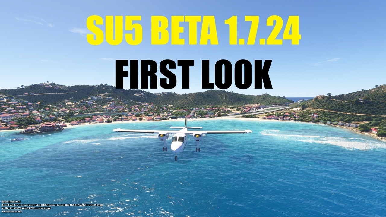 SU5 Beta 1.7.24: Первый взгляд | Путешествия по островам | MSFS 2024