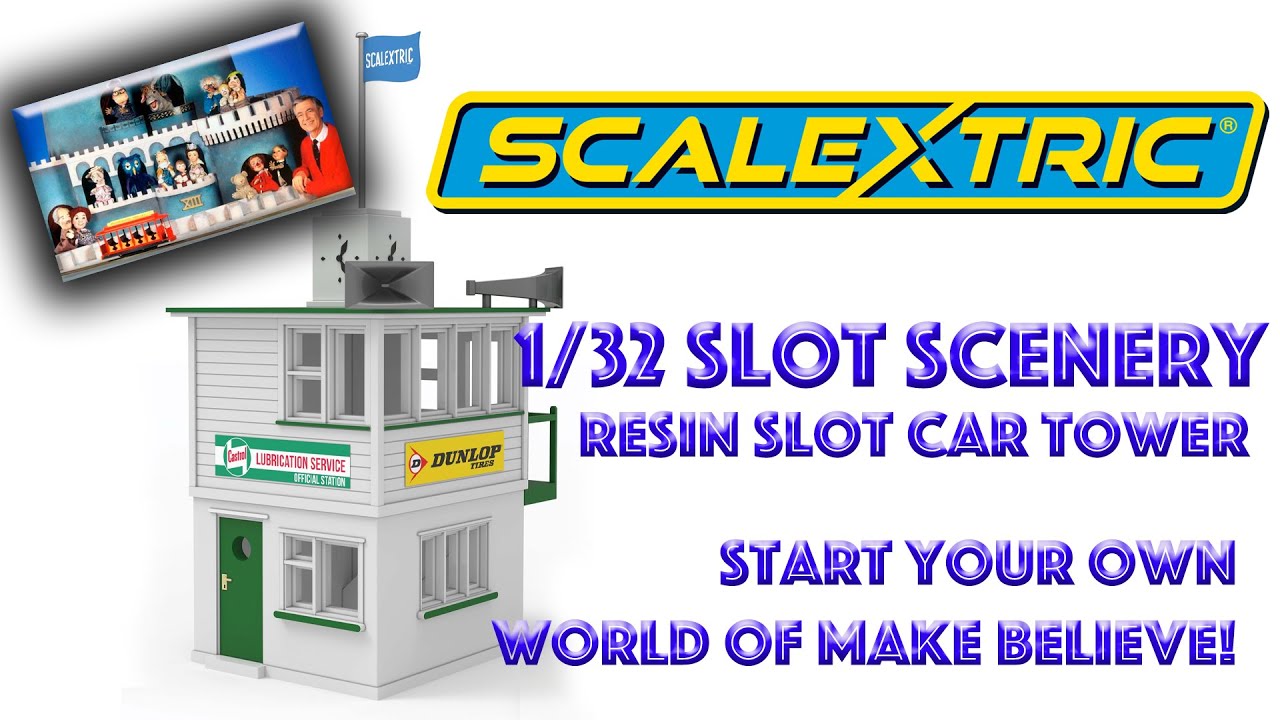 Unboxing-Scalextric Resin Tower