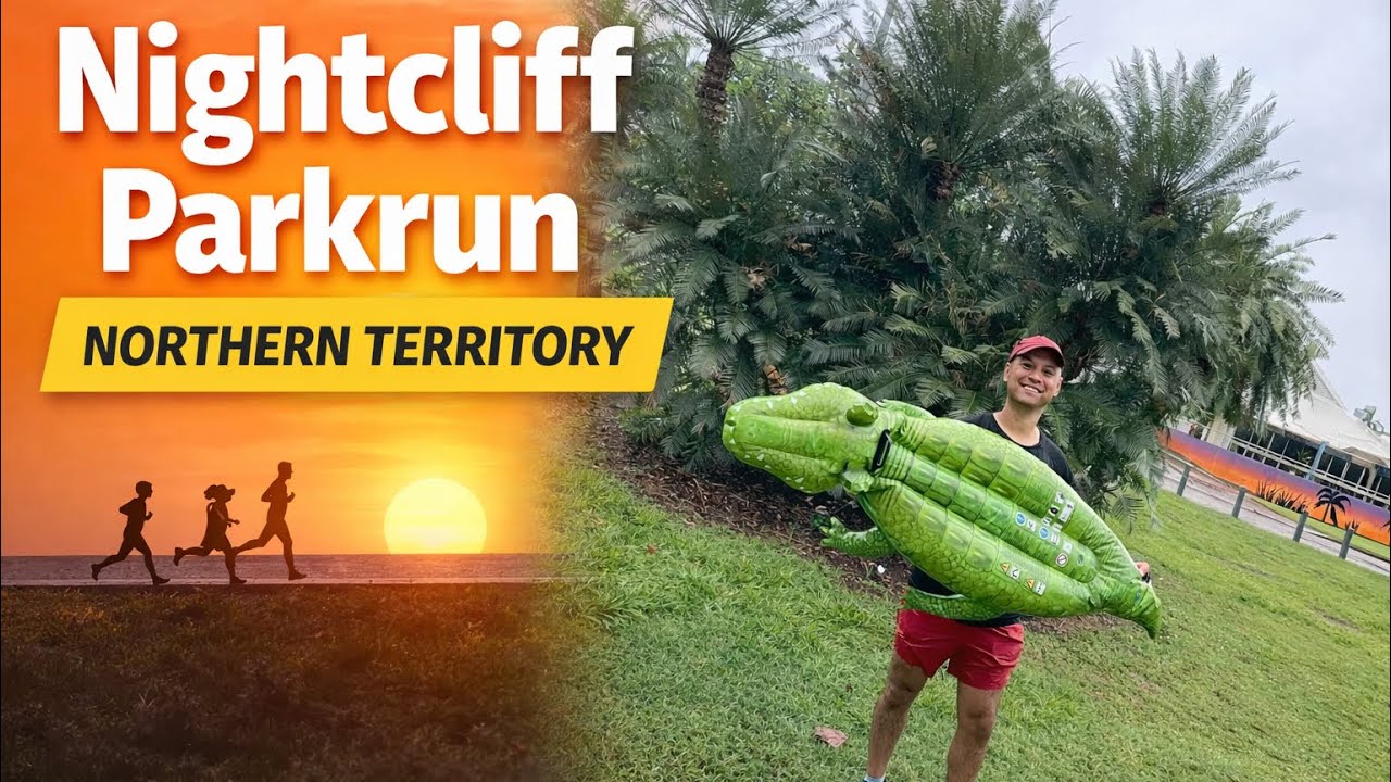 Этот забег Parkrun в Дарвине чуть не отменили ⚡🌴 | Nightcliff Parkrun #parkruntourism