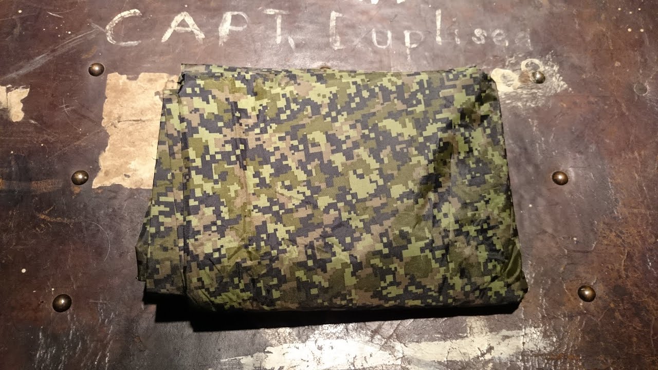 Canadian Military Rain Poncho review