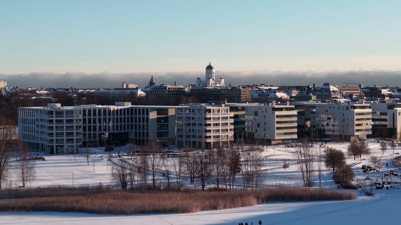 Helsinki under snow