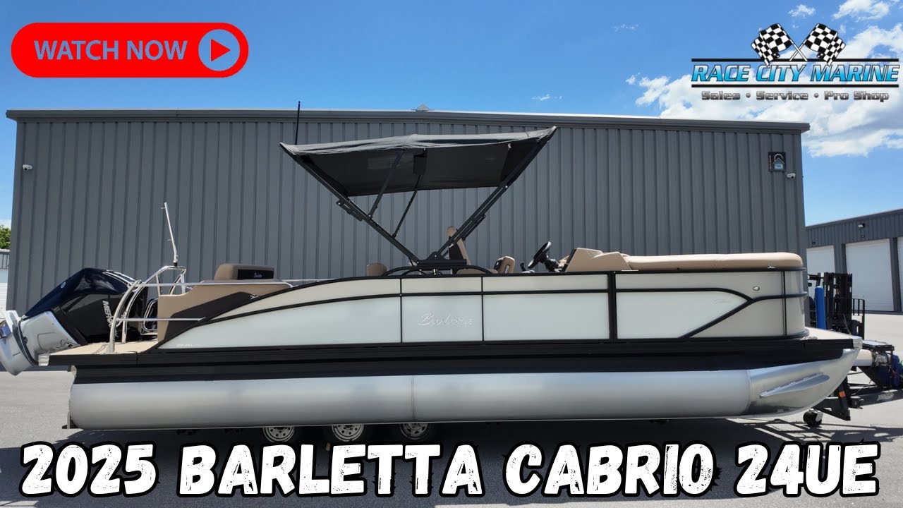 New 2025 Barletta Cabrio 24UE 24 ft Pontoon Boat For Sale In Mooresville, NC: Walkaround and Review
