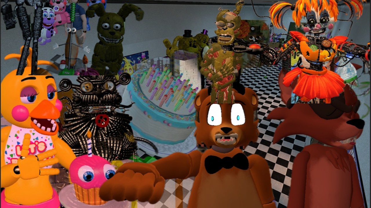 GMOD FNAF| RANDOM FNAF SAVES [PART 2]