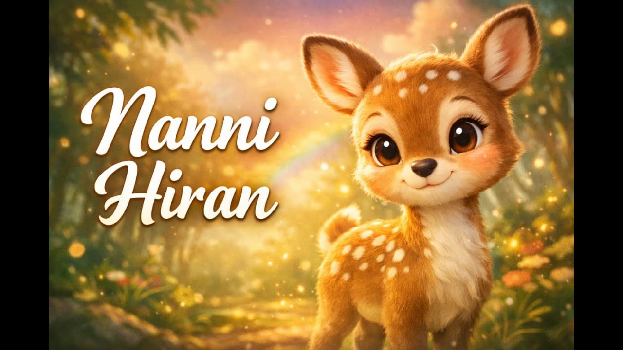 “Chhoti Hiran, Badi Himmat | Emotional Jungle Story 🦌🐰”