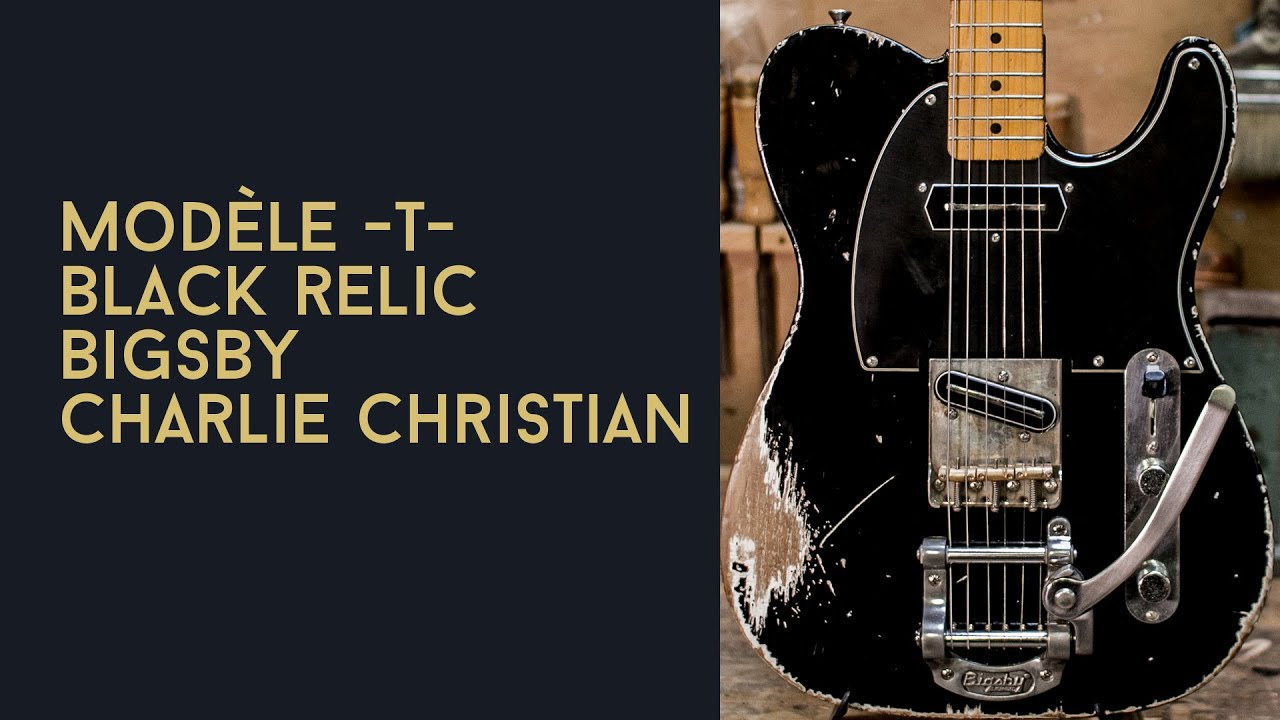 Guitare Garage Modèle T Black Relic "Charlie Christian" by Guitare Garage