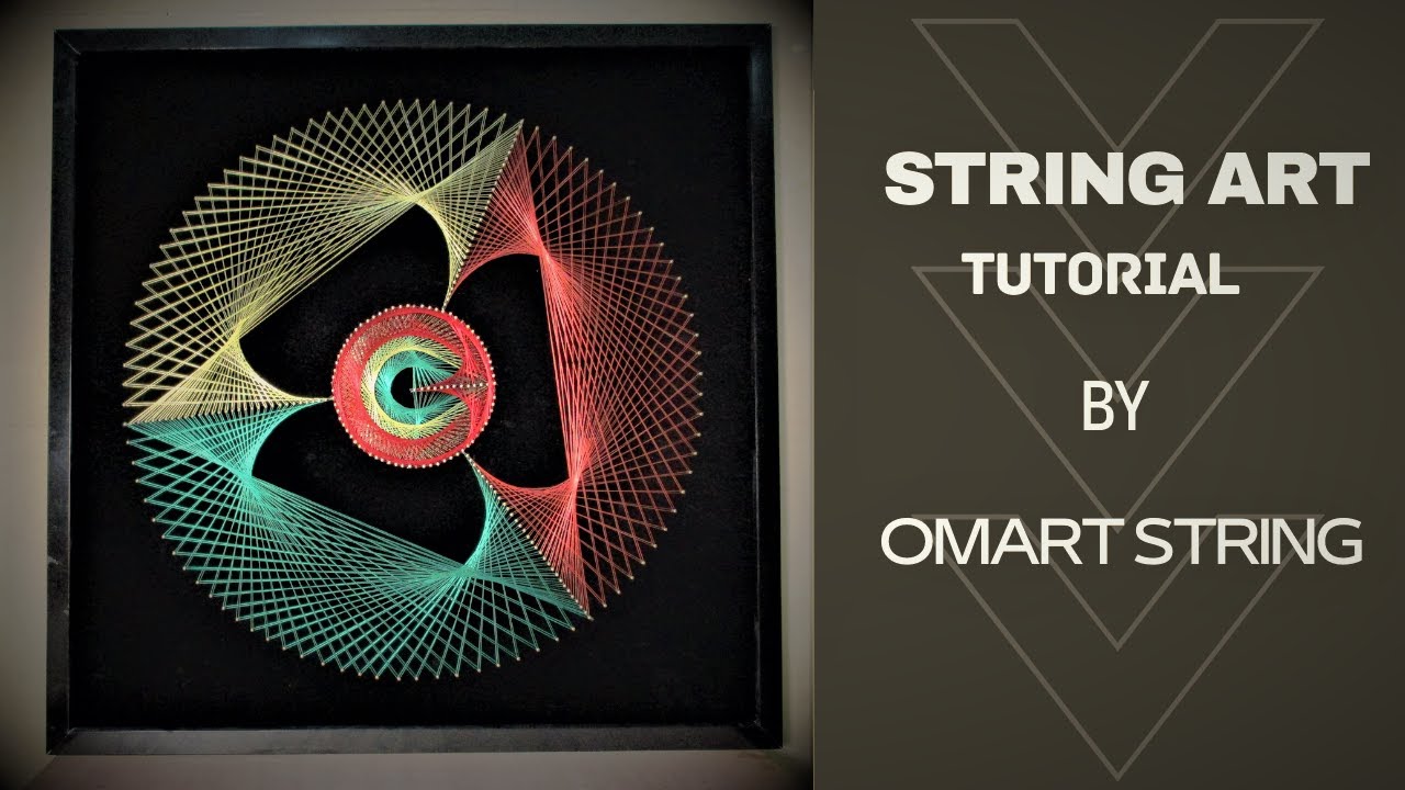 String Art  How To Make Mandala Rainbow,wall hanging decor