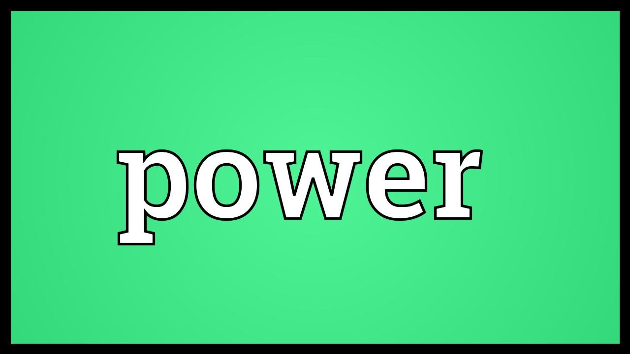 Power Meaning