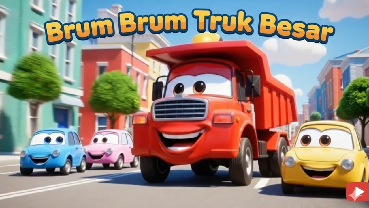 Brum Brum Truk Besar|Lagu Anak Ceria