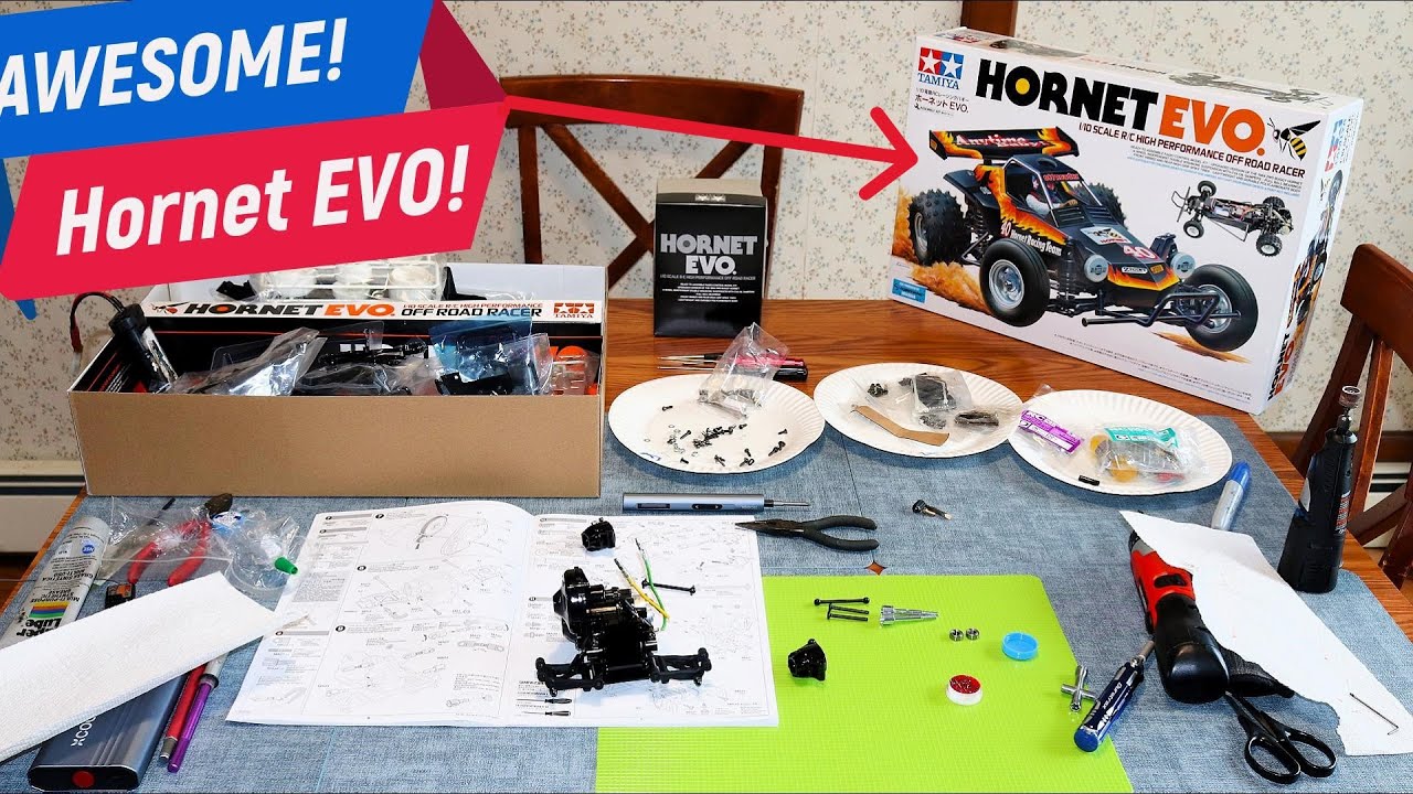 Tamiya Hornet EVO Build & TIPS!