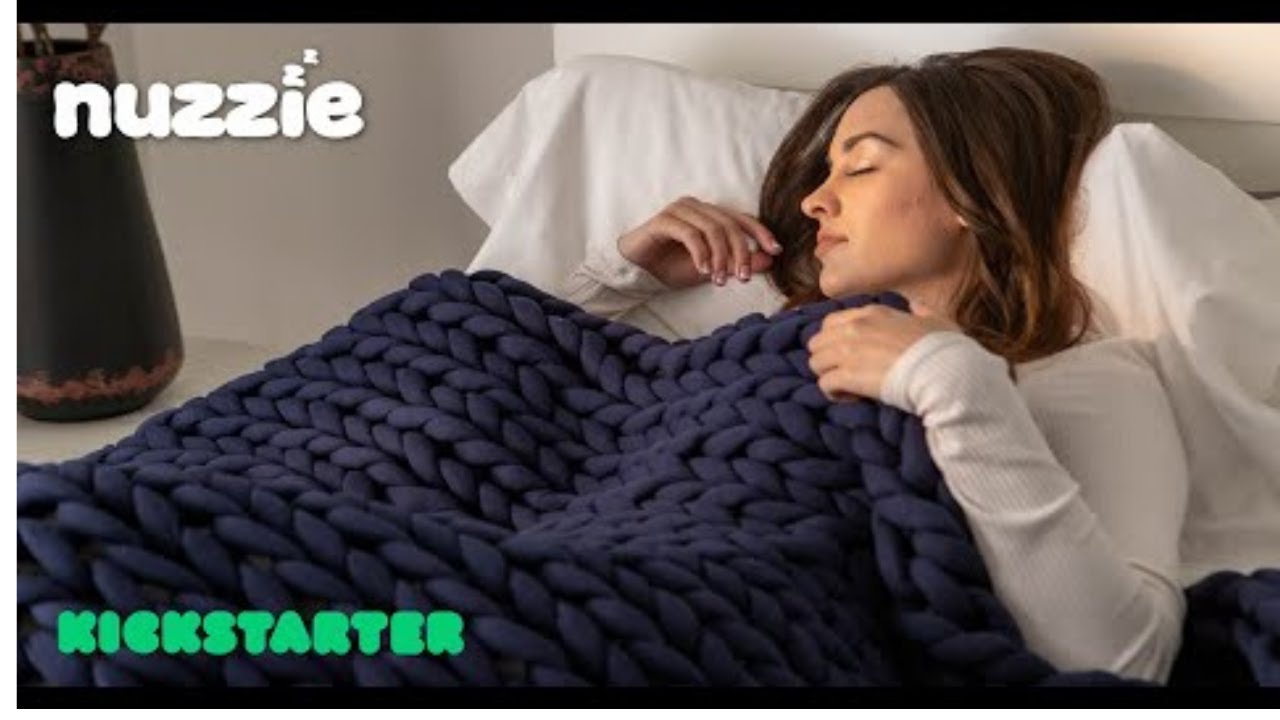 Nuzzie Knit Weighted Blanket: Upgrade Your Sleep | Indiegogo