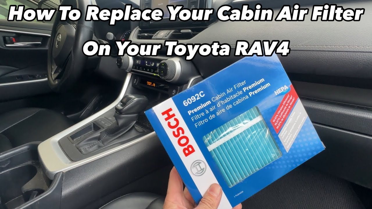 Инструкция по замене салонного воздушного фильтра на Toyota RAV4 2020 года.