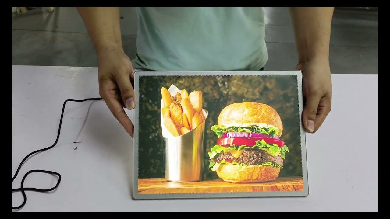 A4 LED MENU LIGHT BOX Unpacking Video