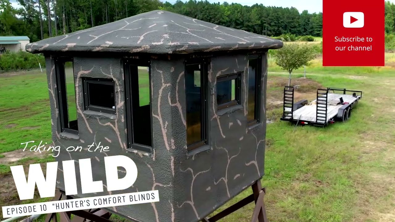 The best, quietest, warmest, bug-free hunting blinds made in the USA, Hunter's Comfort!
