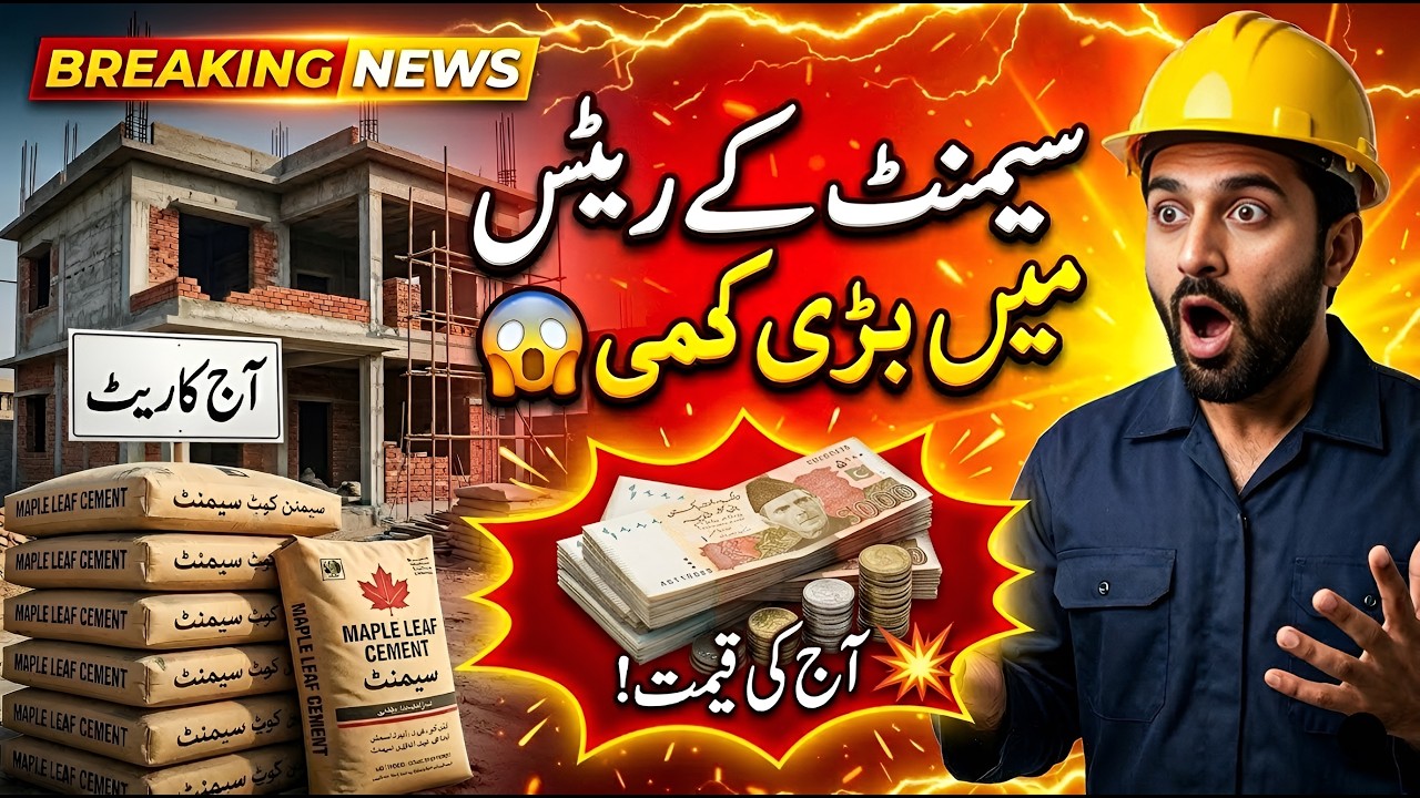 Cement Price in Pakistan Today | Cement Rate Today 2026 | Latest Cement Price Update 🧱