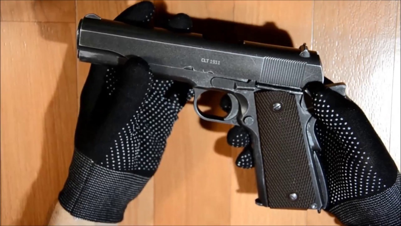 Пистолет пневматический Gletcher CLT 1911. Нюансы эксплуатации.