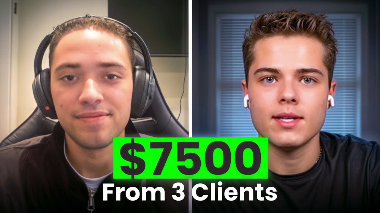 How He Made $7.5k With His AI Agency in 30 Days (Closed 3 Clients)