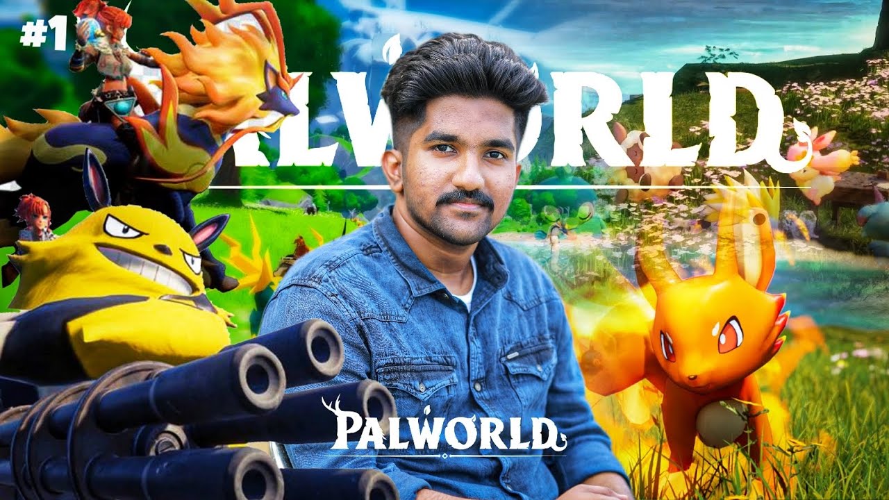 STARTING A NEW POKEMON ADVENTURE !! 😍 Palworld Malayalam EP01