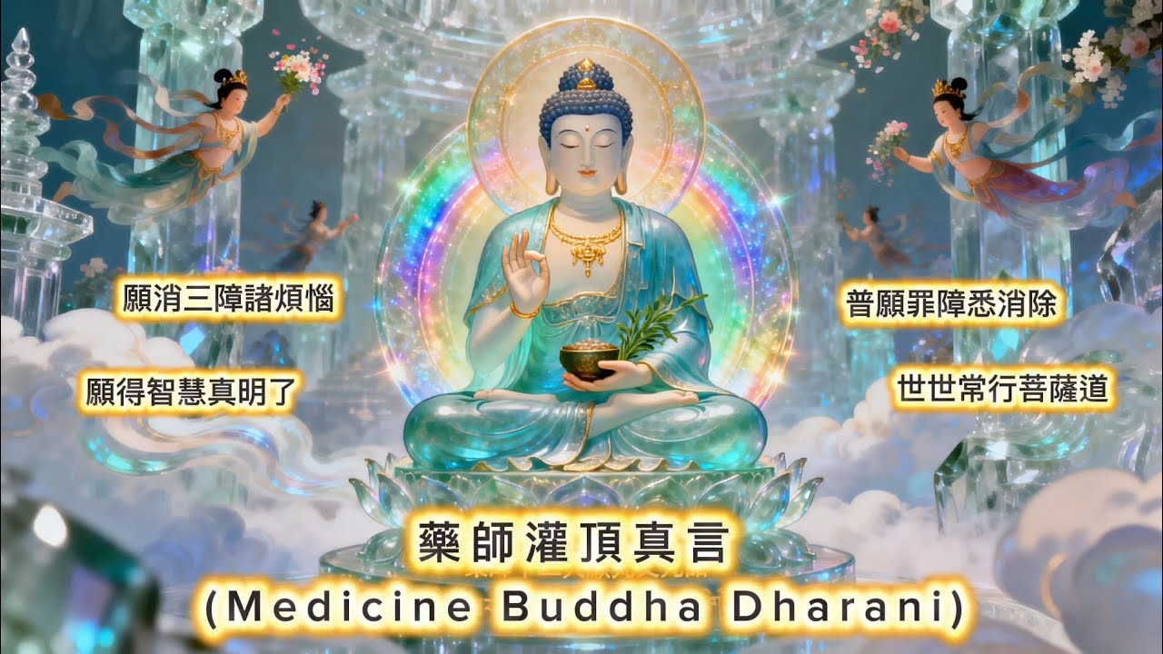 『最溫柔的藥師灌頂真言』聽完焦慮全消，像被母親擁抱著入睡 🌿 ​  Healing Medicine Buddha Mantra