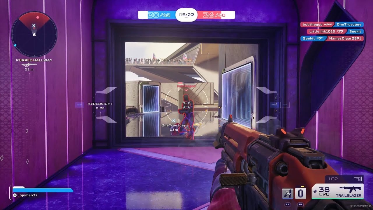 Gameplay of the Teabag Event | Splitgate Arena Reloaded (PS5)