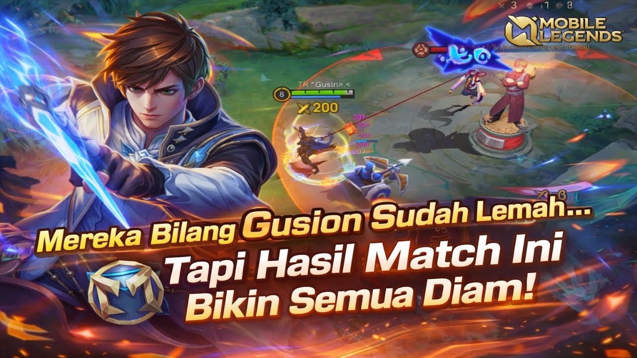 Mereka Bilang Gusion Sudah Lemah… Tapi Hasil Match Ini Bikin Semua Diam!