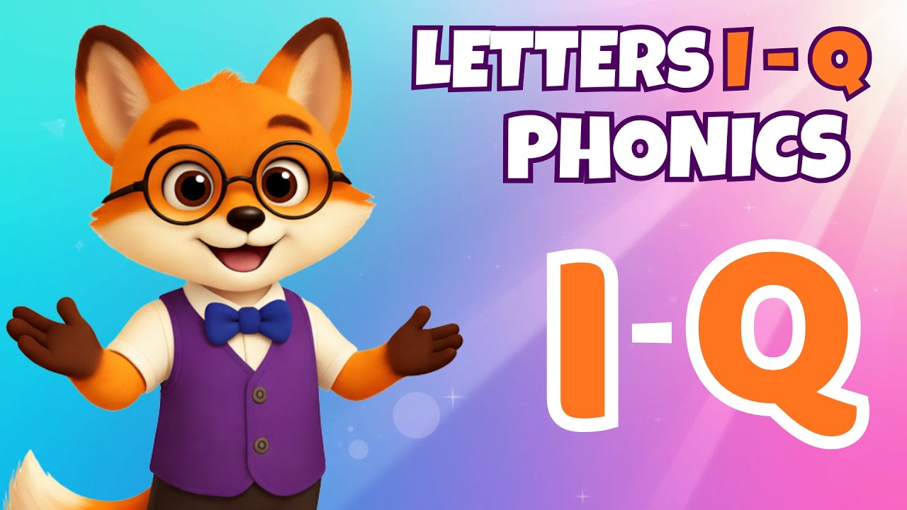 Letters I–Q Phonics | Learn Letter Sounds for Kids | Alphabet Phonics with Cubiki